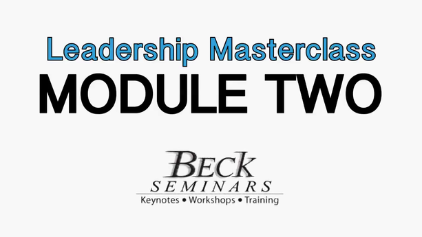 Leadership Masterclass Module 2